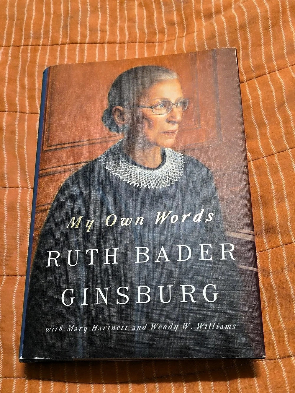 Simon & Schuster My Own Words: The Life of Ruth Bader Ginsburg Biography Book in